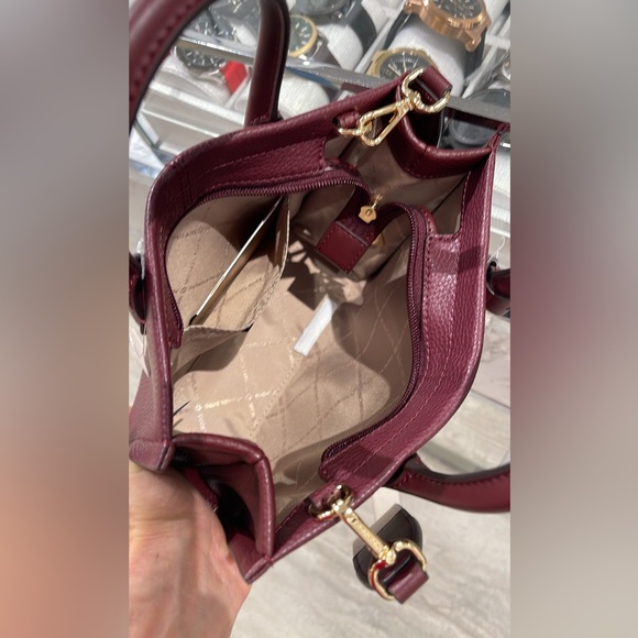 Michael Kors Mirella Small Pebbled Leather Crossbody Bag - Picture 9 of 16